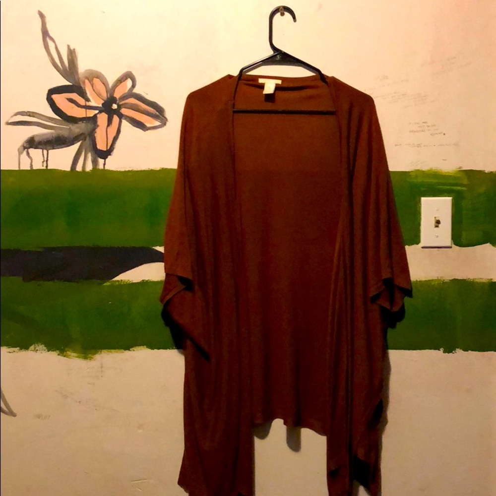 Brown shawl h&m xs/s